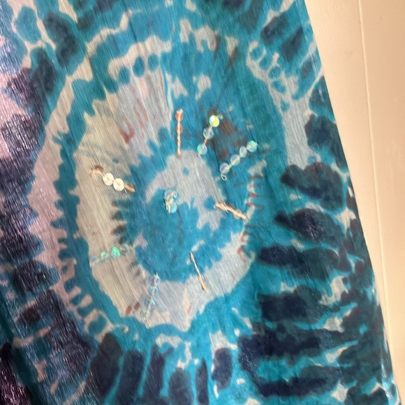 Very unique vintage boho Vasna desire dress. Sparkly beads on front ant back. - Picture 10 of 11